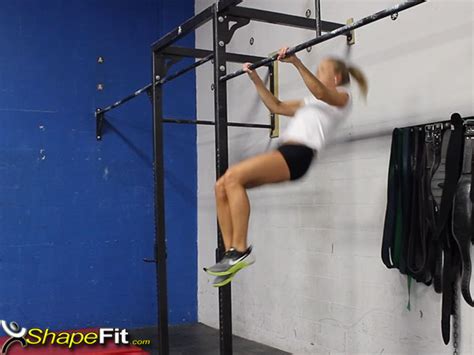 Kipping Pull Ups Crossfit Exercise Guide With Photos