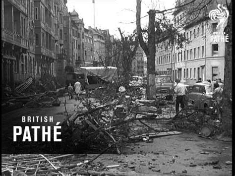 Apocalyptic horrifying video of a massive tornado recorded from a house in czech republic. Tornado Hits German Town (1968) - YouTube