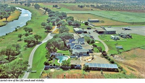 Aerial View Of The Lbj Ranch Located In The Lyndon B Johnson National