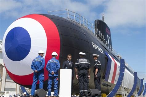 Naval Group Launches Frances First Barracuda Class Nuclear Submarine