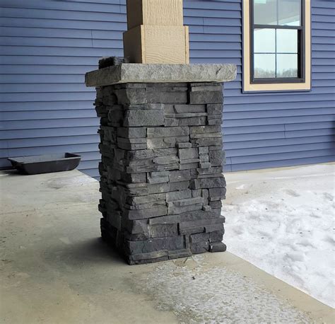 Stone Columns In Wayland Mi — American Classic Roofing And Building Supply
