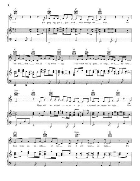 Jealous Of The Angels By Digital Sheet Music For Pianovocalguitar