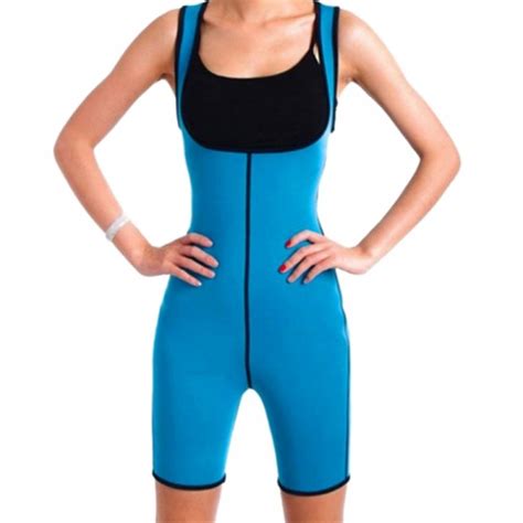 Women Full Body Shaper Sport Sauna Sweat Slimming Vest Suit Neoprene