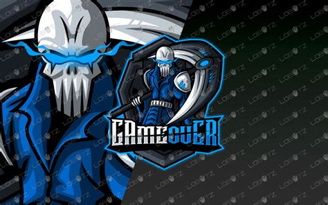 Grim Reaper Mascot Logo Reaper Esport Logo For Sale Lobotz Ltd