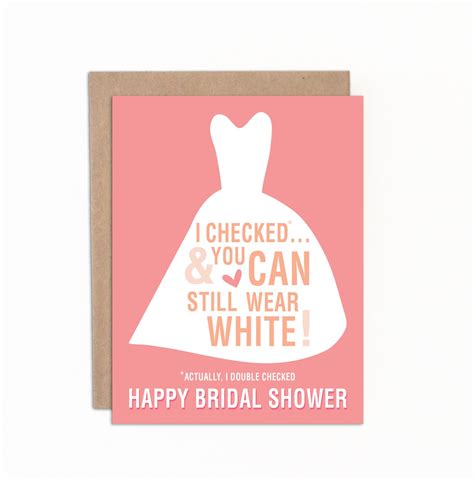 Funny Bridal Shower Card Greeting Card For Bridal Shower I