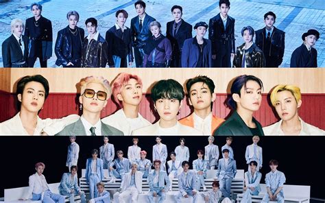 Ranking Of The Most Popular K Pop Boy Groups According To Their Album