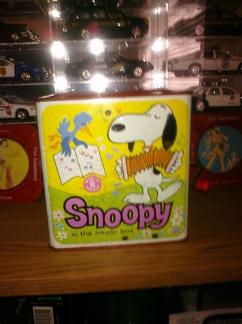 1966 Mattel Snoopy In The Music Box Jack In The Box Toy Collectors