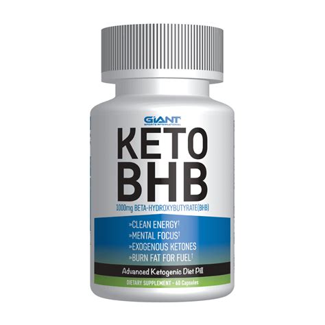 Giant Keto Bhb Pills Exogenous Ketone Capsules With 1000mg Of Beta Hydroxybutyrate To Support