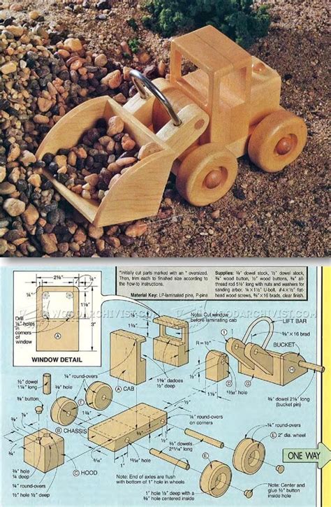 Wooden Front End Loader Plans Wooden Toy Plans And Projects