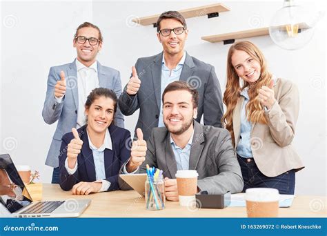 Successful Business People As The Winning Team Stock Photo Image Of