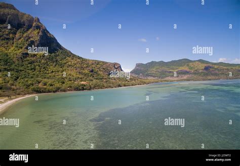 Aerial View Le Morne Brabant Mauritius Stock Photo Alamy