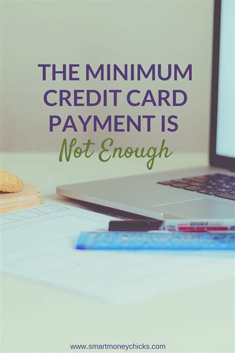Many borrowers with large credit card balances make just the minimum monthly payment in order to free up their cash flow and postpone the pain of paying off the balance. The Minimum Credit Card Payment is Not Enough - Smart Money Chicks