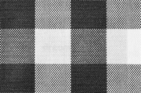 Black And White Checkered Cotton Fabric Stock Image Image Of