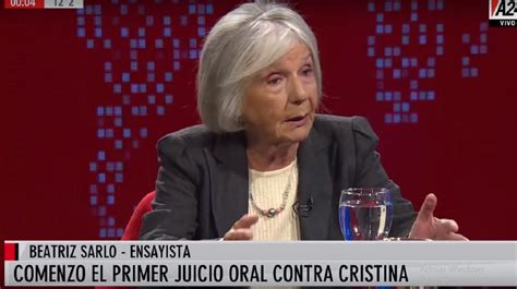 Beatriz sarlo kitapları, incelemeleri ve yorumları, kitaplarından alıntılar ve sözler, kitaplarını okuyanlar. Beatriz Sarlo: "Cristina en el juicio estaba con el ...