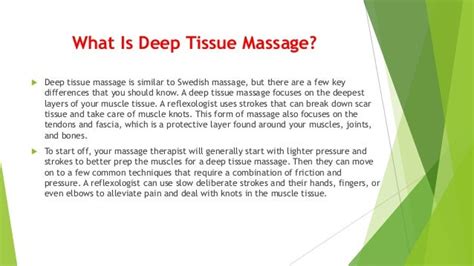What Is Deep Tissue Massage