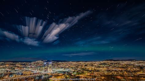 Northern Lights Over Oslo Norway Foto Gunnar Kopperud F Flickr