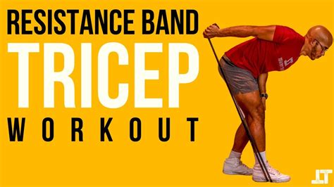 Resistance Band Tricep Workout 4 Tricep Exercises No Attachment