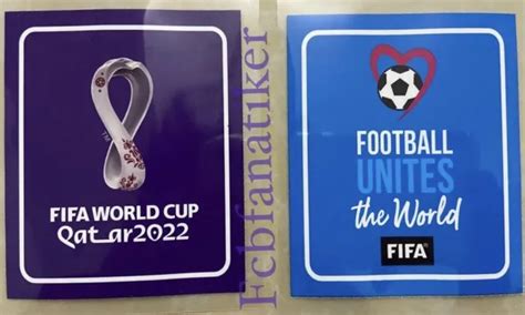 Fifa World Cup Qatar 2022 Dark Set Patch Aufbügler Badges Fußball Wm