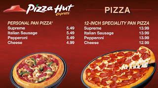 1 pizza regular, 4pcs choco puff, 4pcs beef sausage bites, chicken bites, potato wedges, 4pcs cheesy dough ball, dengan saus bbq dan saus keju. Daftar Harga Menu Pizza Hut | Pizza hut, Pizza