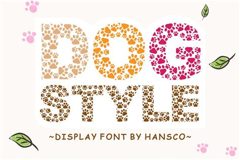 Dog Style Font By Hansco · Creative Fabrica
