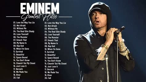 Eminem Greatest Hits Full Album The Best Songs Of Eminem Eminem Best Songs Youtube In