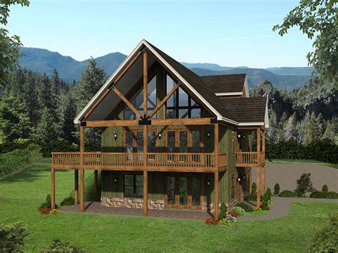 Ely Ridge Mountain Home Plans From Mountain House Plans