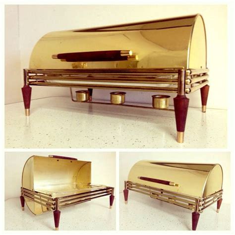 Mid century modern teak buffet by folke ohlsson for dux. Vintage Mid Century Modern Buffet Server, Chafer, Fireking ...