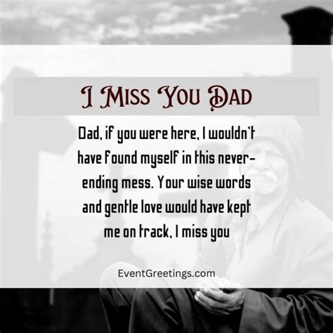 40 Touching I Miss You Dad Quotes And Messages