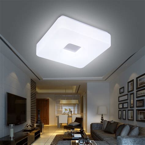 Ceiling light fixtures are relatively new within the scheme of house lighting. modern led flush mount surface mounted square shape led ...