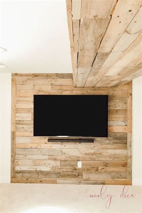 How To Easily Build A Diy Pallet Tv Wall Hometalk