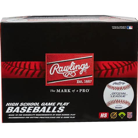 Rawlings High School Game Play Baseballs 12 Pack Academy