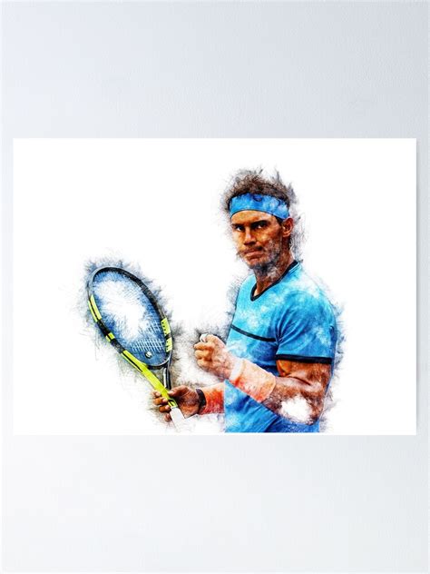 Poster Rafael Nadal Par Jordanrusev Redbubble