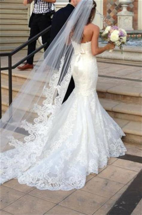 21 Wedding Veils You Will Fall In Love With Weddinginclude Mermaid Wedding Dress Wedding