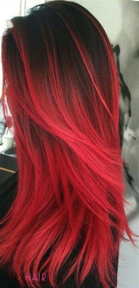 Start with the bottom half of your hair and work up into your roots, as the bottom. 13+ Best Black and Red Ombré Hair Color Ideas