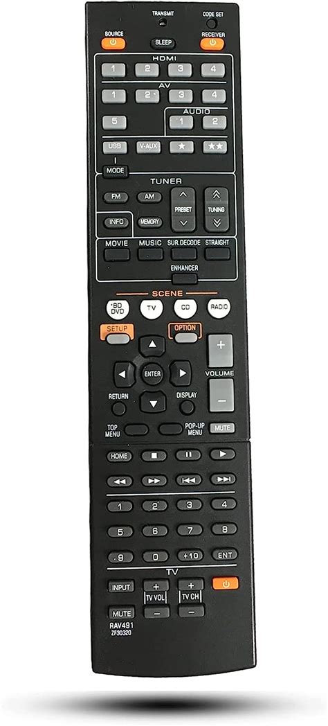 Amazon Universal Replacement Remote Control Fit For RX V373BL RX