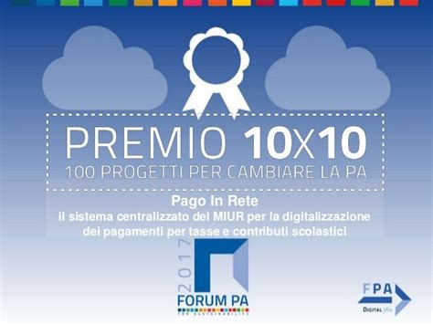 Presentazione pago in rete