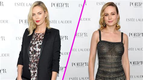 charlize theron brie larson and more leading ladies stun at incredible women gala access