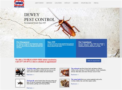 Top pest control of los angeles serves best pest control services in los angeles, california. Dewey Pest Control: New site for 32 branches! | GANZ Media