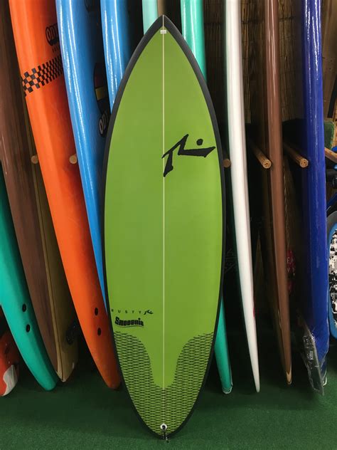 Rusty Surfboard Smoothie Model Five Fin 58 Surfboards For Sale