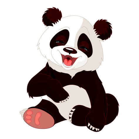Giant Panda Bear Cuteness Clip Art Cartoon Panda Png Download 1000