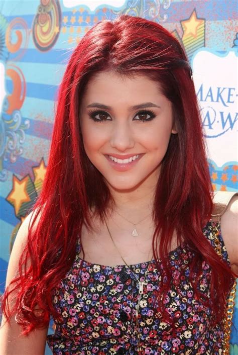 25 Famous Redheads To Inspire You To Try Auburn Hair Color Ariana