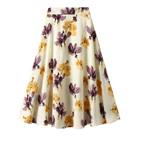 TIGENA Midi Long Skirt For Women 2023 Spring Summer Casual Aesthetic