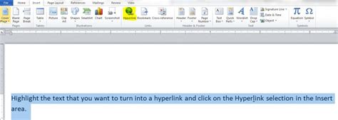 Add Ms Word Hyperlinks To Your Documentsjoe Hertvik Tech Machinist