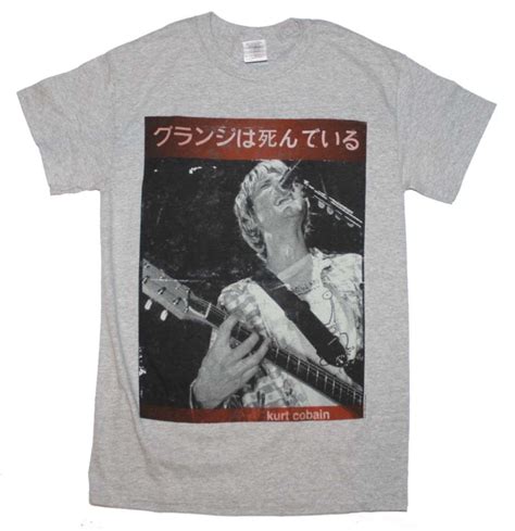 Kurt Cobain Singing Guitar Concert Band T Shirt Sizes S M L Xl T