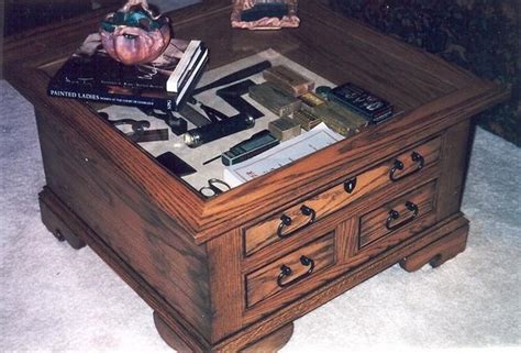 Back of coffee table is also mirrored. 50 Best Glass Top Display Coffee Tables With Drawers ...
