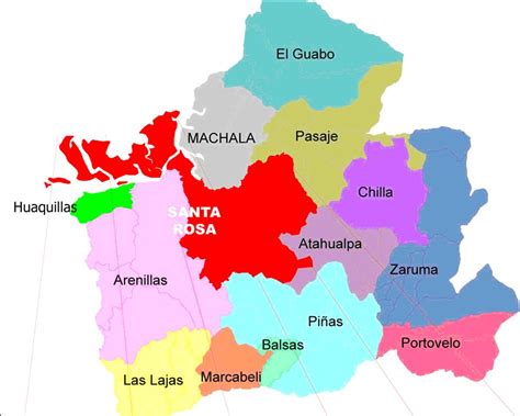 Lista De Provincias Y Sus Capitales Del Ecuador Ecuador En Línea
