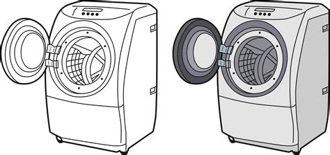 Lighter colors wash well together, as there is little to no pigment in the clothing. Washing machine clipart black and white » Clipart Station