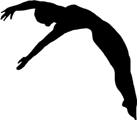 Artistic Gymnastics Silhouette Dance Sport Gymnastics Png Download
