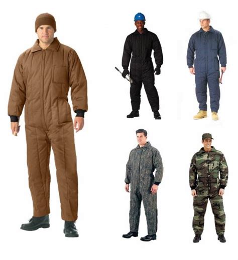 Winter Insulated Coveralls 1 Piece Suit Mechanic Snowmobile Cold