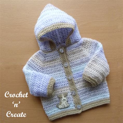 Easy Peasy Hooded Jacket Free Baby Crochet Pattern Crochet N Create